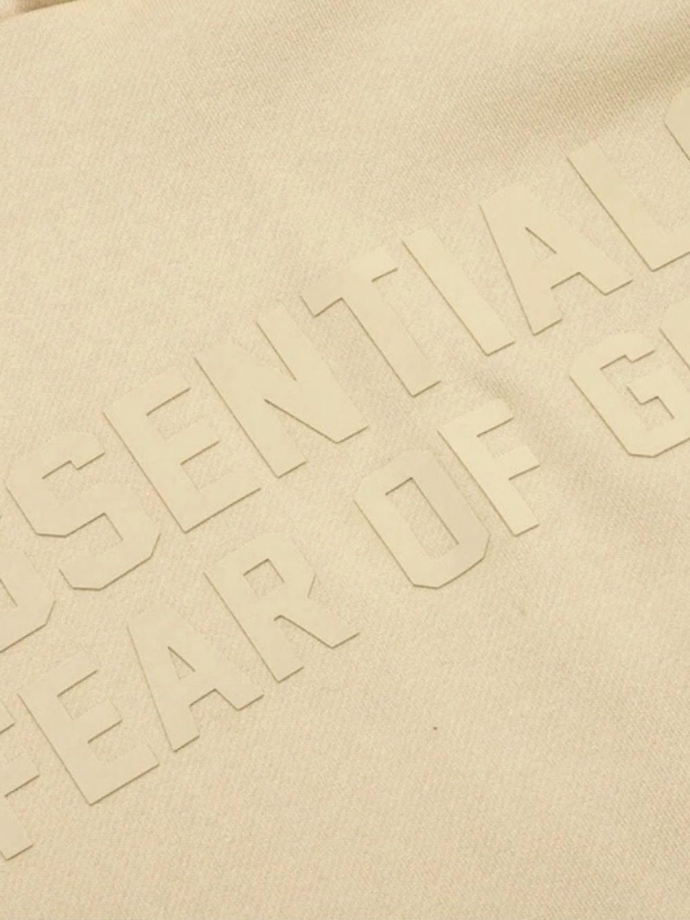 Fear Of God Essentials Hoodie Sand 192bt222054f Size Medium - Picture 3 of 8